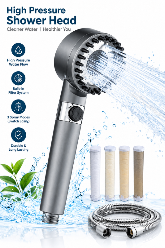 3 Modes Shower Head